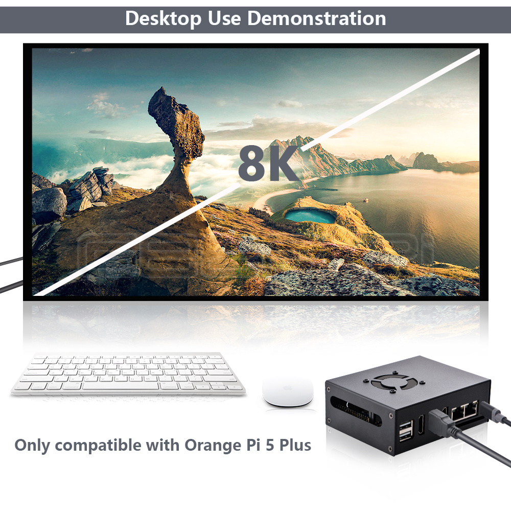 GeeekPi Orange Pi 5 Plus مع أح - مراجعة Orange Pi 5 Plus 32Gb وسعره