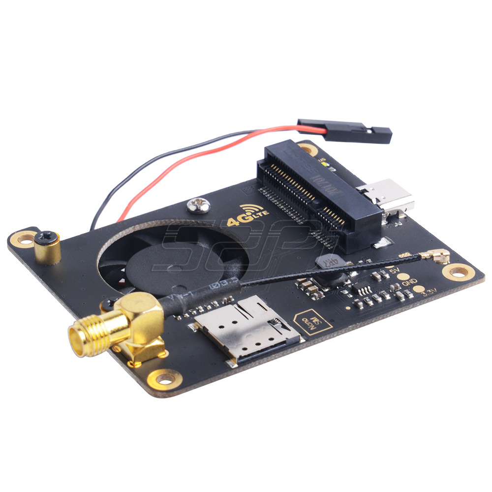 52Pi Raspberry Pi 3G 4G Hat US - مراجعة Deskpi Super6C وسعره