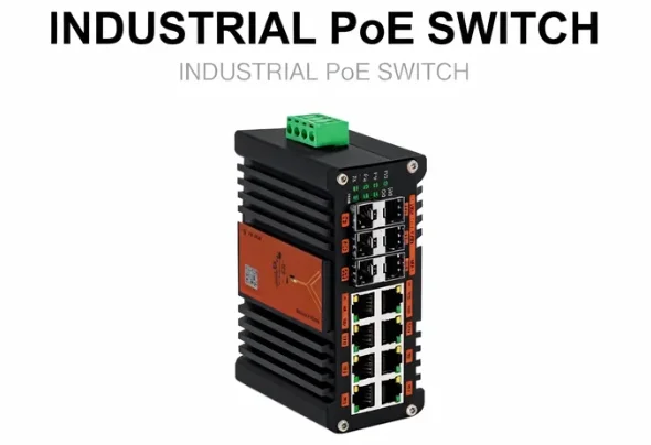 محول شبكة PoE مُدار L2+ صناعي  - مراجعة Sfp+ 10G Managed Switch 8 Port وسعره